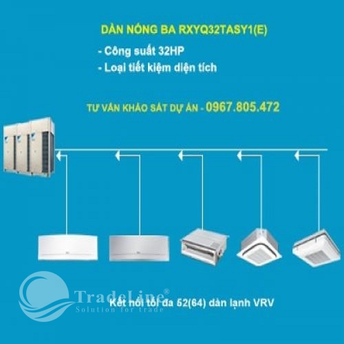 Dàn nóng 2 chiều điều hòa trung tâm Daikin VRV IV 32HP Tradeline